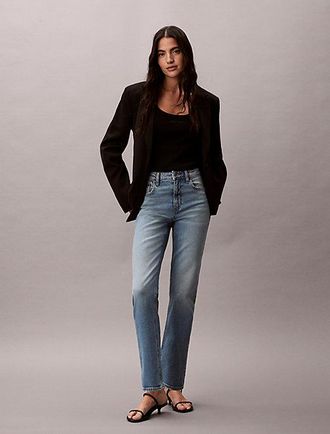 Calvin Klein High Rise Straight Jeans