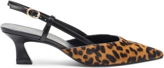 Stuart Weitzman Vinnie 50 Slingback - Dames - Pumps - Bruin - 39 1/2 EU - Schoenen