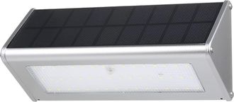 OEM Aplique Solar De Pared Con Sensor De Radar, 48 Led (1100 Lm), Resistente Al Agua, De Aluminio, Para Uso Exterior - 1100 L&uacute;menes