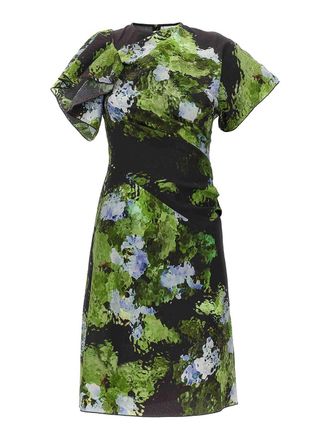 Victoria Beckham Floral Printed Dress