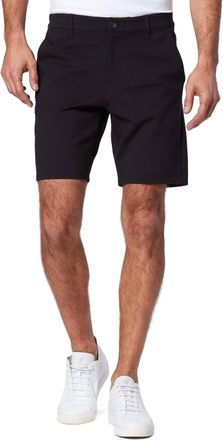 Paige Rickson Transcend Knit Tech Trouser Tailored Short In Black