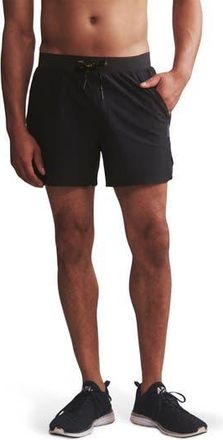 Rhone Invictus 5-Inch Ripstop Shorts in Black at Nordstrom Rack, Size Xx-Large