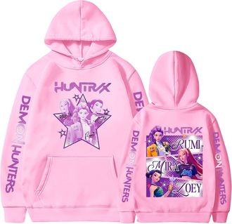 Generic Demon Hoodies Girls Sweatshirt Women Teens Hip Hop Y2k Streetwear Fans Gifts