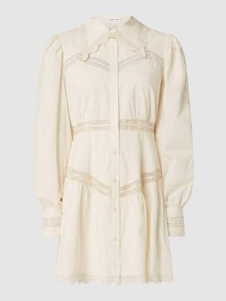 Designers Remix Collection Blusenkleid aus Bio-Baumwolle Modell Sandrine in Offwhite, Größe 40