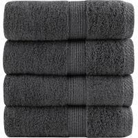 OEM Toallas De Mano Premium Solund, Juego De 4. Antracita, 30 X 50 Cm, 600 G/m&sup2; - Crezuo