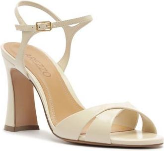Arezzo Dina Flare Heel Sandal in Panacota at Nordstrom, Size 10.5