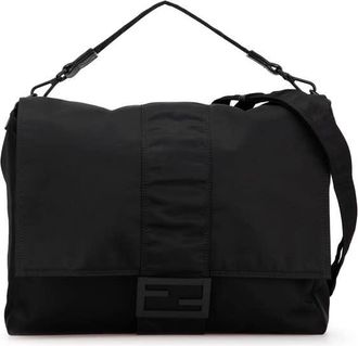 Fendi Pre-owned Fendi Nylon Baguette Messenger Bag QKXGF5XWAAS8TLEX