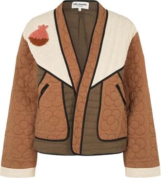 Lollys Laundry Jassen, Dames, Bruin, S, Licht Jack