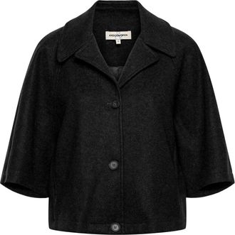 &Co Woman Carolina Jacket - Dames - Zomerjassen - Zwart - XL - Wol - Jassen
