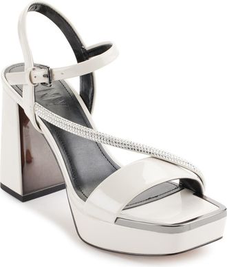 DKNY Briela Ankle Strap Platform Sandal in Pebble at Nordstrom Rack, Size 8.5