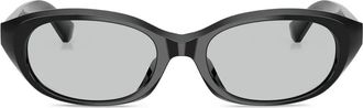 Burberry Sunglasses oval-frame sunglasses - Black