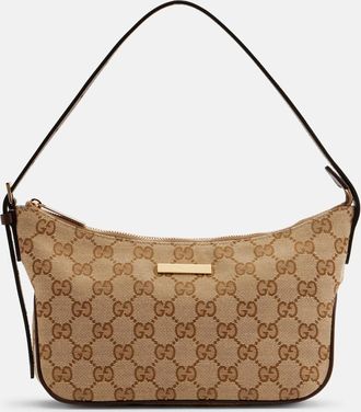 Gucci Bolso al hombro Lady Lunetta Small de lona GG