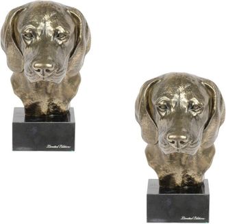 OEM Perro De Monta&ntilde;a B&aacute;varo: Estatuilla De Perro, Busto Sobre Base De Piedra, Escultura, Trofeo Para La Exposici&oacute;n De Perros De Art-dog