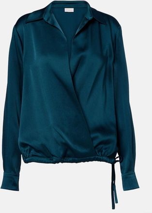 Dries Van Noten Top a portafoglio in raso