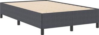 vidaXL Estructura De Cama Gris Oscuro 120 X 190 Cm Telas De Pana Vidaxl