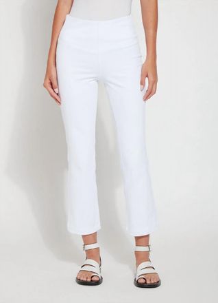 Lyss&eacute; Baby Bootcut Jeans In White