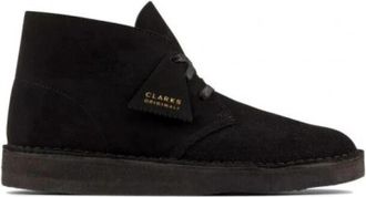 Clarks Desert Coal Schoenen - Heren - Veterlaarzen - Zwart - 40 EU - Su&egrave;de - Schoenen