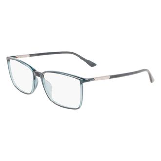 Calvin Klein Glasses, male, Blue, Size: 55 MM Rectangle Optical Frame