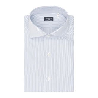 Finamore Milano Eduardo Shirt - - Shirts - Uomo - Blu - 3XL