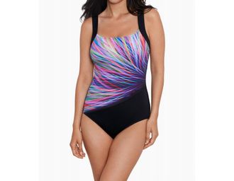 Penbrooke Illusion Tank One Piece In Multi