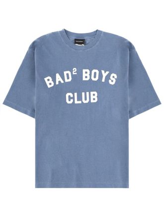 Dsquared2 Neutrals Bad Boys Club Embroidered T-Shirt