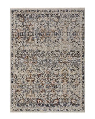 Verlaine Frencess Oriental Blue/Orange Rug