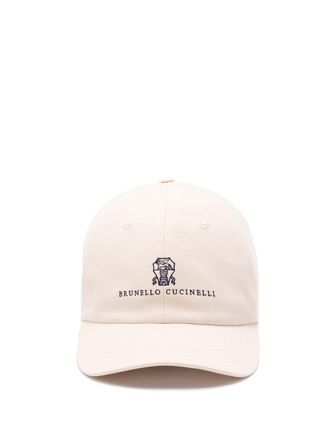 Brunello Cucinelli Baseball Cap With Embroidery