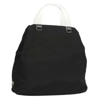 Prada Pre-owned Nylon handbags - Dames - Pre-owned - Zwart - Maat: ONE Size Nylon