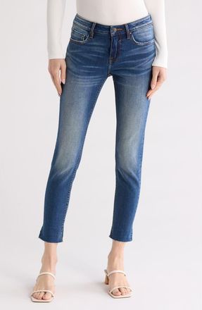 Vigoss Thompson Tomboy Crop Relaxed Skinny Jeans in Dark Wash at Nordstrom Rack, Size 24