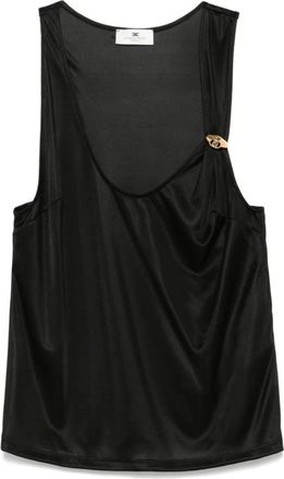Elisabetta Franchi Donna, Top, Nero, L, new