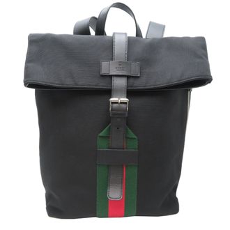 Gucci Black Canvas Backpack (Pre-Owned)
