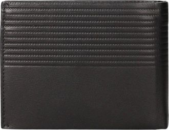 Pierre Cardin 8806 Leren Portemonnee - Heren - Accessoires - Zwart - Maat: ONE Size Leer