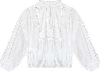 Isabel Marant Dames, Blouses & Shirts, Wit, Maat: L Katoen