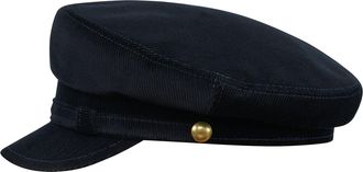 Sterkowski Liverpool Style Cap | 100% Cotton Breton for Men and Women Greek Fishermans Vintage Sailor Hat Mariner Yachting Newsboy Skipper 55 cm Navy Blue
