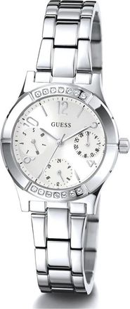 Guess Crystal Accent Multifunctioneel Horloge - Dames - Horloges - Grijs - ONE Size - Accessoires