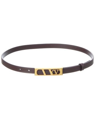 Valentino Vlogo Signature Leather Belt
