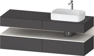 Duravit Duravit Qatego Consola Mueble Bajo Lavabo, 2 Extensiones, 2