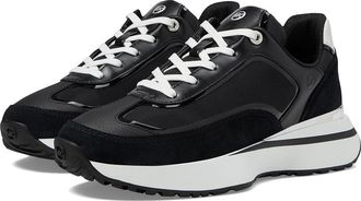 Michael Kors Ari Trainer Womens Shoes Black : 5.5 M, Leather