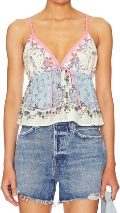 Free People Double Date Tank Top In Vintage Combo