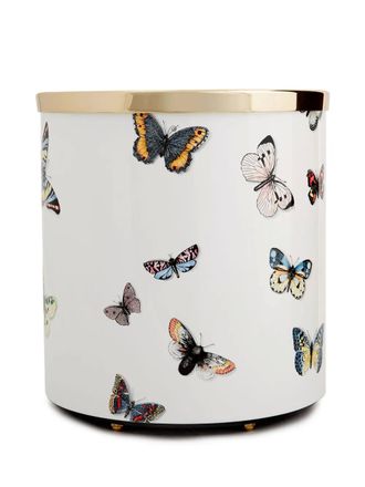 Fornasetti Cestino per la carta Butterfly - Bianco