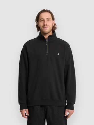 Volcom Single Stone Quarter Zip Sweater schwarz