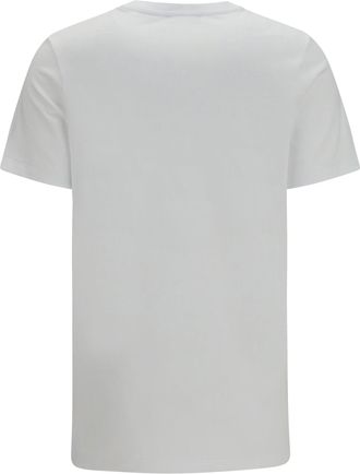 Balmain Womens Cotton Logo T-Shirt White-Black T-Shirts & Jerseys White/black