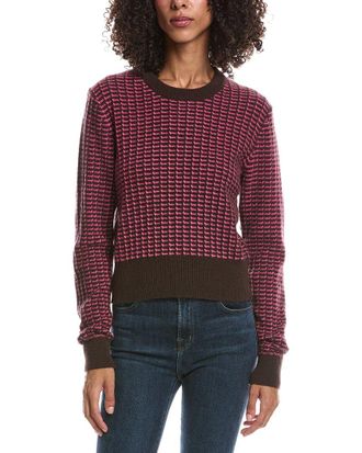 Brodie Ethereal Stitch Crewneck Cashmere Sweater