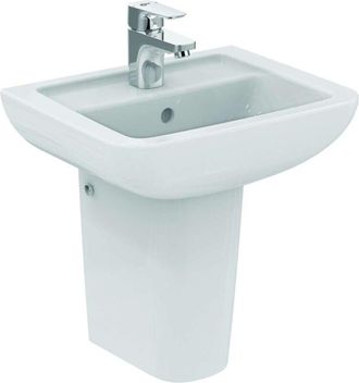 Ideal Columna De Pared Eurovit Plus 180x260x340mm Blanca Para Lavabo Ideal Standard