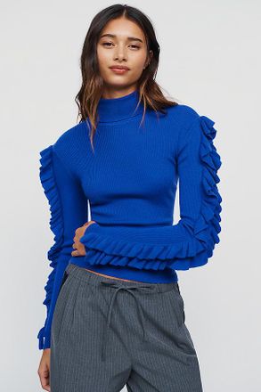 Essentiel Kitty Wool Blend Turtleneck Sweater