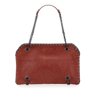 Bottega Veneta Pre-owned Bottega Veneta Textured Leather Whipstitch Duo Shoulder Bag Ladies VE547EUUH0MICNA5