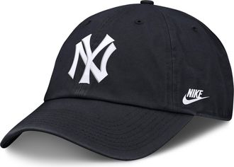 Nike New York Yankees 1927 Cooperstown Club Nike Mens MLB Unstructured Adjustable Hat in Blue | NB014FAN27-GF1