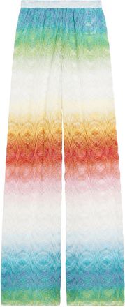 Missoni Patterned Metallic-knit Trousers - Multicoloured - 44 (UK14 / L)