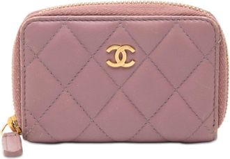 Chanel Purple Coin Purse/Coin Case (Pre-Owned)