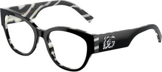 Dolce & Gabbana Optical Frame - Dames - Brillen - Zwart - 53 MM - Accessoires
